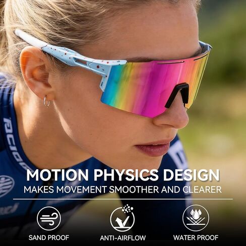 Realis Polarized Sports Running Sunglasses for Women, Men & Youth, UV Protection Sun Glasses for Baseball Running Cycling Fishing in Kuwait