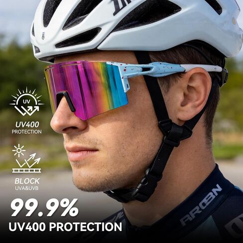 Realis Polarized Sports Running Sunglasses for Women, Men & Youth, UV Protection Sun Glasses for Baseball Running Cycling Fishing in Kuwait