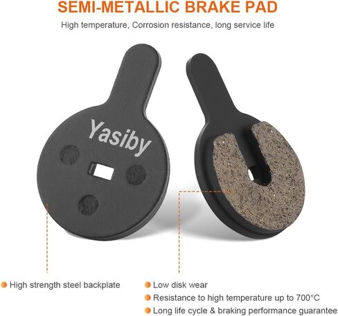 وسادات فرامل الدراجة، 4 أزواج من وسادات فرامل الأقراص عالية الأداء مع أدوات التثبيت، وسادات فرامل سكوتر كهربائية ممتازة شبه معدنية وعضوية من الراتنج MTB لـ BOL BB8، Kugoo G2 Pro، Novela، Bolids in Kuwait