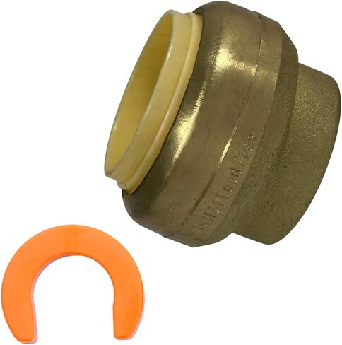 XFITTING Push Fit 1 Inch End Cap Plug with 1 Clip, 27-1-5=5W.1C, 5 Pieces in Saudi Arabia