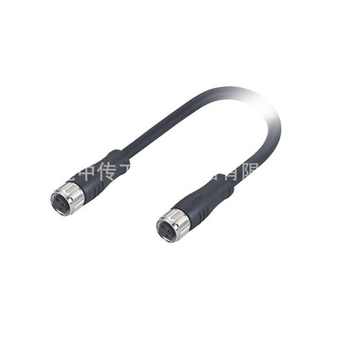 M8 Waterproof Connector A-Code 3Pin Female Straight Molded with Wire Aviation in Kuwait