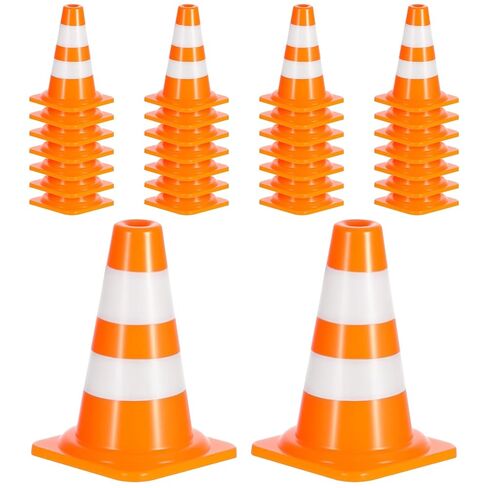 70 قطعة من مخاريط المرور الصغيرة، إشارات مرور برتقالية صغيرة مقاس 1 بوصة، علامات بناء حواجز الطرق الصغيرة، حواجز طرق مشهد التدريب البلاستيكية، نماذج أنشطة رياضية للحفلات متعددة الوظائف in Saudi Arabia