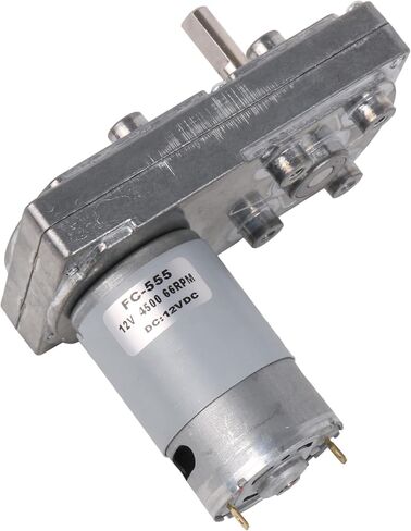 BQLZR 12V 66RPM No-load Speed Metal Square Low Speed High Torque Geared Motor Electric Drive Motor for Automatic Actuator in Saudi Arabia
