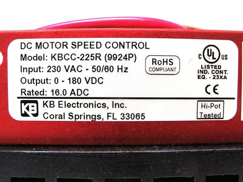 KB Electronics KBCC-225R DC Drive (9924) 230 VAC in Kuwait