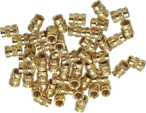 M5 Threaded Inserts Brass Heat-Set 3D Printing Metric Knurled Nuts, 50 Pcs in Saudi Arabia