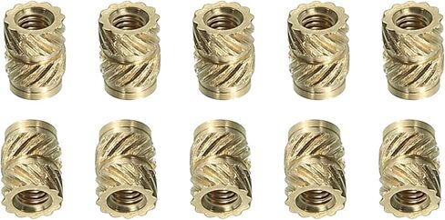 Brass Threaded Insert M2.5 Heat-Set Inserts for Plastic,70 Pcs in Saudi Arabia