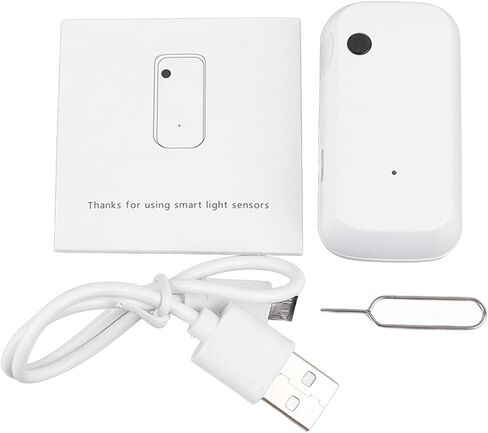 Sonew Smart Light Sensor, Brightness Detector, Smart Automatic Adjustment, Connection Brightness Sensor, for Tuya, for Living Room Bedroom (for Zigbee Type) in Saudi Arabia