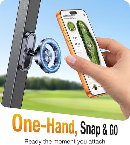 حامل هاتف مغناطيسي لعربة الجولف لحامل صالة الألعاب الرياضية MagSafe 【مغناطيسات قوية】حامل هاتف مغناطيسي لحامل هاتف عربة الجولف لهاتف iPhone 17 16 15 يناسب EZGO Club Car Yamaha Icon ملحقات الجولف للرجال هدايا in Kuwait