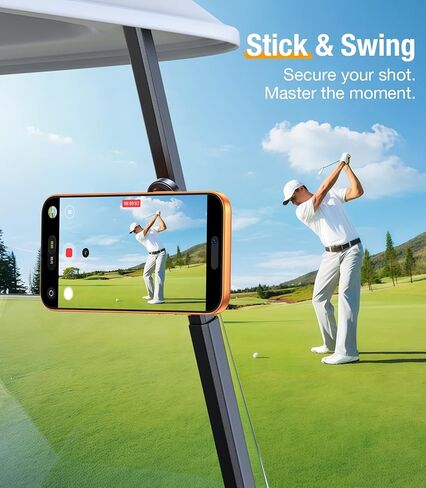 حامل هاتف مغناطيسي لعربة الجولف لحامل صالة الألعاب الرياضية MagSafe 【مغناطيسات قوية】حامل هاتف مغناطيسي لحامل هاتف عربة الجولف لهاتف iPhone 17 16 15 يناسب EZGO Club Car Yamaha Icon ملحقات الجولف للرجال هدايا in Kuwait