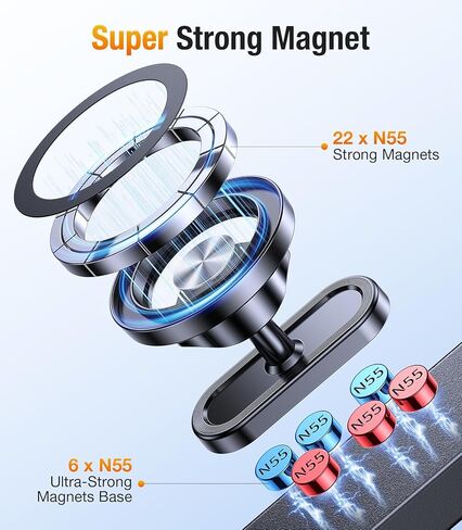 حامل هاتف مغناطيسي لعربة الجولف لحامل صالة الألعاب الرياضية MagSafe 【مغناطيسات قوية】حامل هاتف مغناطيسي لحامل هاتف عربة الجولف لهاتف iPhone 17 16 15 يناسب EZGO Club Car Yamaha Icon ملحقات الجولف للرجال هدايا in Kuwait