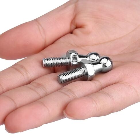 POCREATION M6 Ball Stud, Stainless Steel Ball Stud Screw/Fastener for Gas Struts, 10mm Diameter, for Automotive and Marine Applications in Saudi Arabia