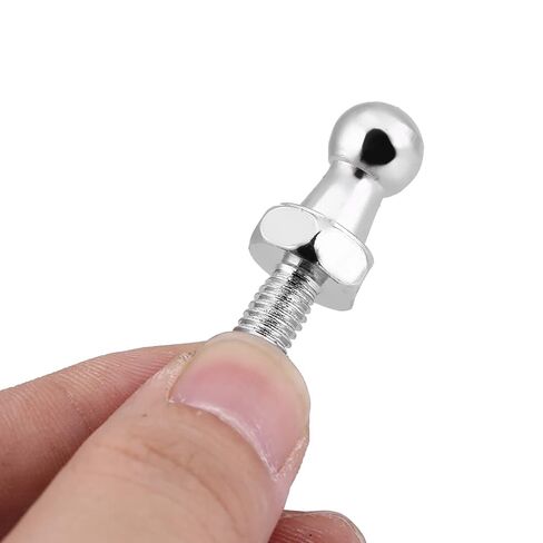 POCREATION M6 Ball Stud, Stainless Steel Ball Stud Screw/Fastener for Gas Struts, 10mm Diameter, for Automotive and Marine Applications in Saudi Arabia