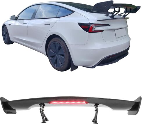 57 بوصة GT Wing Spoiler قابلة للتعديل ABS لامع اللمعان الأسود الجذع المفسد جناح من قبل Ikon Motorsports in Kuwait