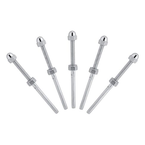 Keenso Stainless Steel Threaded Tension ScrewFastener Ends, Durable, Easy Installation for Outdoor and Indoor 1/8" Cable Railing Systems in Saudi Arabia