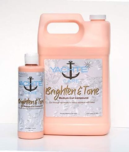 مركب تلميع مزدوج المفعول من Brighten & Tone متوسط ​​القطع (أحجام 16 أونصة وجالون) in Saudi Arabia