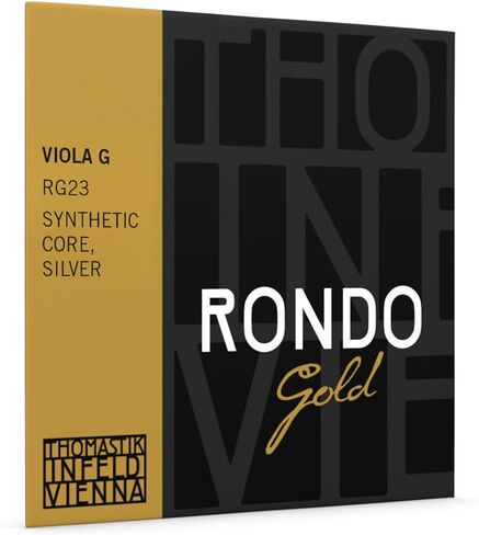 Thomastik-Infeld Viola Strings Rondo Gold - سلسلة واحدة G متوسطة - قلب صناعي - جرح فضي - RG23 in Saudi Arabia