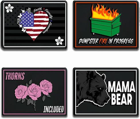 Tactical Patch - Backbone 3D PVC Morale Patch - Heavy Duty USA American Patriotic Patches for Military, Police, Army, Caps, Jackets, Pants, & Gear (Black) in Kuwait