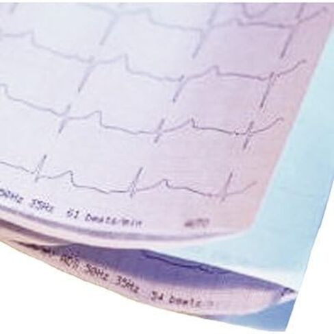 Burdick/Cardiac Science - Mortara Burdick Heartline Thermal Ecg Paper, 8.5" X5.5",Pad/300Sheets in Saudi Arabia