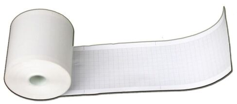 بورديك ورق رسم بياني لأمراض القلب 007932/007873-63 مم × 45 م، أسود (10 لفات) in Kuwait