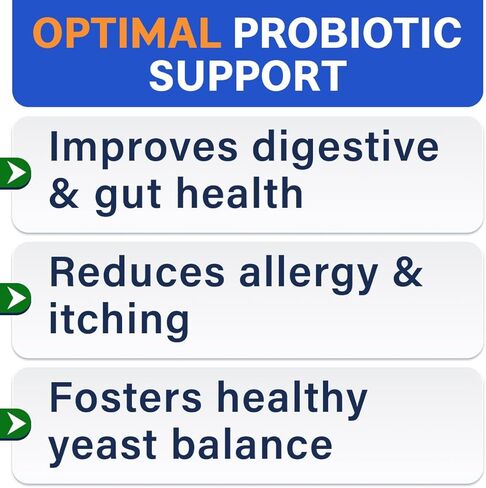 اللحاء والشرارة الطبيب البيطري قوة الكلب مضغ - الغاز ، الإسهال ، الحساسية ، الإمساك ، اضطراب في المعدة ، مع إنزيمات هضمية + اليقطين + البري بيوتيك - 120 مضغ ناعم وبط in Kuwait