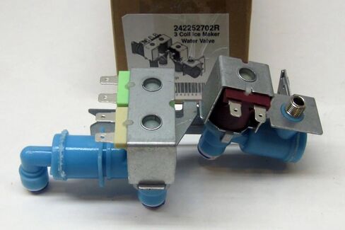 Universal 3-Coil Refrigerator Water Valve – 120V, 20W/35W – Compatible with 242252702, AP5671757, PS7784018 &Gibson/Kelvinator Models in Saudi Arabia