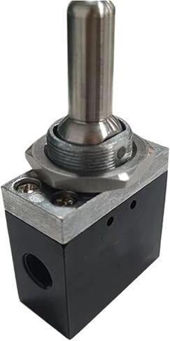 زر صمام ميكانيكي DFJ0010 إعادة ضبط تلقائي DFJ0020 يدوي أسود مع صامولة التركيب (2) in Kuwait