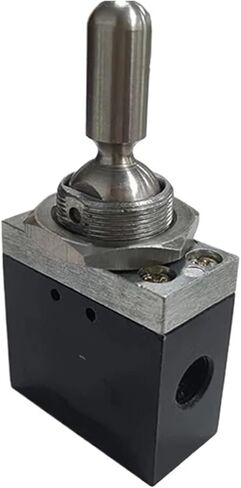 Button Valve Mechanical DFJ0010 Automatic Reset DFJ0020 Manual Black With Mounting Nut(2) in Kuwait