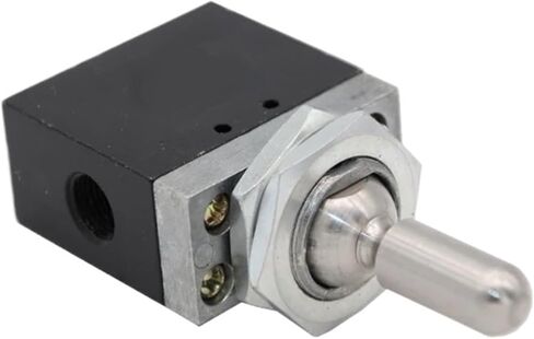 Button Valve Mechanical DFJ0010 Automatic Reset DFJ0020 Manual Black With Mounting Nut(2) in Kuwait