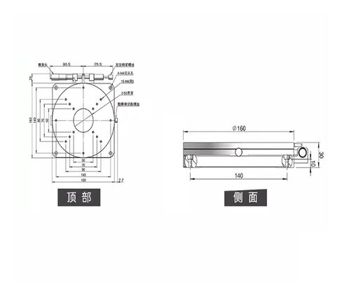 طاولة إمالة دوارة دقيقة RSP160-L منصة زاوية دقيقة للموضع المركزي أصلية in Kuwait