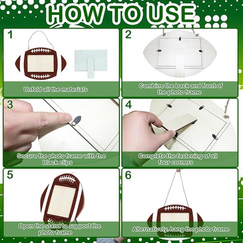 6 قطع من إطارات صور كرة القدم مع أقلام مميزة تناسب صور مقاس 4 × 6 بوصات، شكرًا لك هدية المدرب من الفريق إطار صور خشبي للوحة لوحة المنزل التقديرية in Saudi Arabia