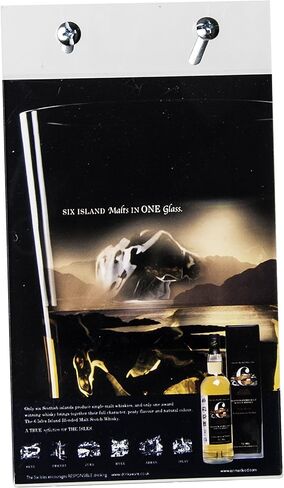 Clear-Ad - LHP-8511 - حامل لافتات مثبت على الحائط من الأكريليك وإطار صورة مقاس 8.5 × 11 (عبوة من 6 قطع) in Kuwait