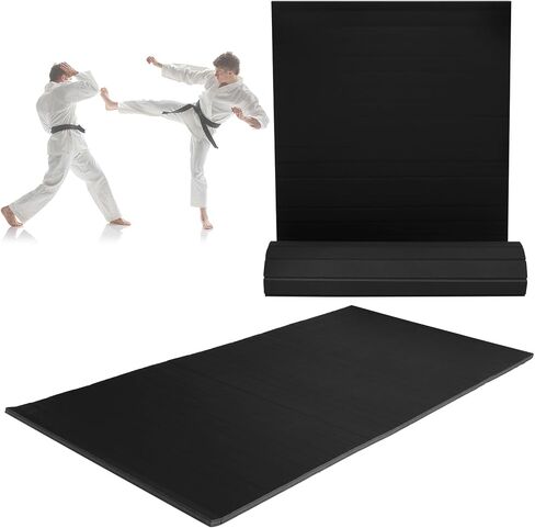 Folding Gymnastics Mat 118.11x59.06x1.18inch Indoor Gymnastics Track Exercise Mat Non-Slip Surface for Home Yoga Pilates Martial Art in Saudi Arabia