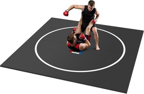 Generic 300x300cm Foldable XPE Jiu Jitsu Floor Exercise Mat for Home Gymnastics Training Mat Waterproof 1.18in Thick for BJJ MMA Grappling Martial Art Boxing Judo in Saudi Arabia