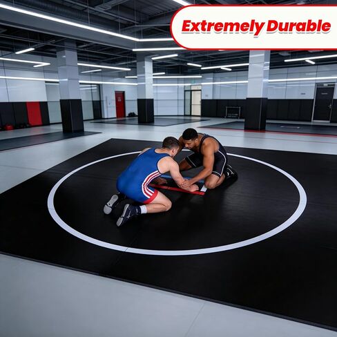 10x10/6.6x10ft Wrestling Mat for Home Foldable Roll-Up Design BJJ MMA Jiu Jitsu Mats 1.18in Thick Protective Foam for Kids Gifts Men Boys in Kuwait