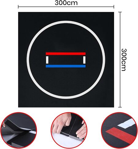 10x10/6.6x10ft Wrestling Mat for Home Foldable Roll-Up Design BJJ MMA Jiu Jitsu Mats 1.18in Thick Protective Foam for Kids Gifts Men Boys in Kuwait