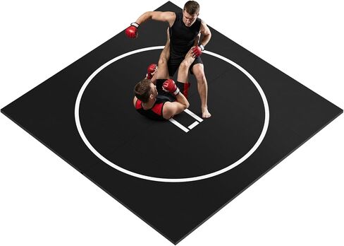 Jiu Jitsu Mats 10ft/6.6ft/5ft 3cm Thick Wrestling Mats Foldable Foam Training Mats for BJJ Grappling Judo Boxing MMA Gymnastics & Yoga in Saudi Arabia