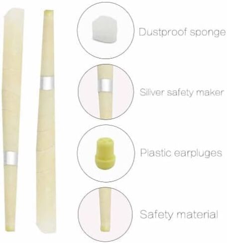 Ear Cleaning and Ear Wax Removal Kit for Home Use - 10pcs Set with Portable Storage Case- Convenient to Use in Kuwait