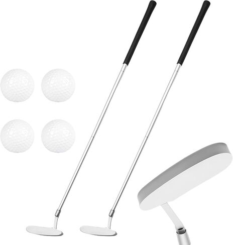 2 Set Golf Putter Detachable Left and Right Handed Putter with 4 Golf Balls for Adult Teenager in Kuwait
