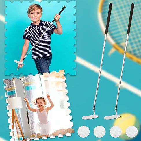 2 Set Golf Putter Detachable Left and Right Handed Putter with 4 Golf Balls for Adult Teenager in Kuwait