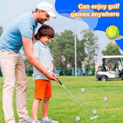 2 Set Golf Putter Detachable Left and Right Handed Putter with 4 Golf Balls for Adult Teenager in Kuwait