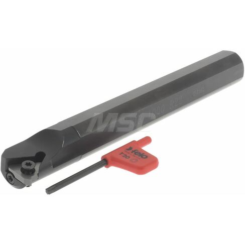 Indexable Threading Toolholder, Internal, Right Hand, 1" Shank, 1.16" Min Bore Diameter, 8" OAL, Uses 22IR Inserts, HSI Series HSIR, Part #H08700312 in Saudi Arabia