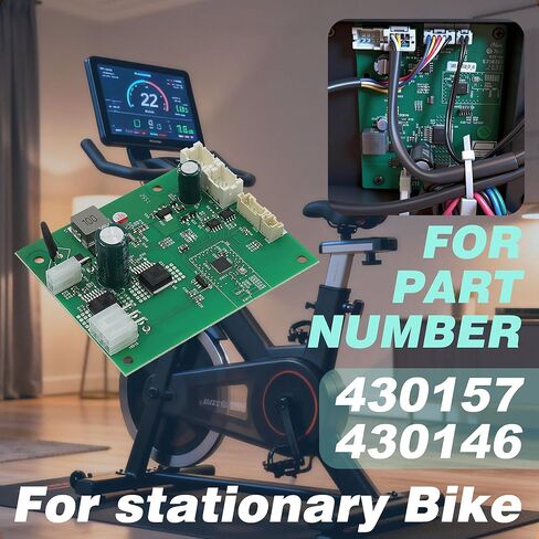لوحة تحكم المحرك 430157 متوافقة مع NordicTrack S10I S15I S22I S27I C22I X24 Studio Cycle وSE9I Elliptical، لوحة طاقة وحدة التحكم بمحرك الدراجة الثابتة تحل محل 430156 in Kuwait