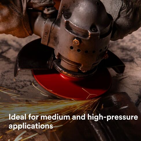 3M™ Cubitron™ 3 قرص ألياف 1182C، 80+، TN تغيير سريع، 4-1/2 بوصة، قالب 450E، 25/حقيبة in Kuwait