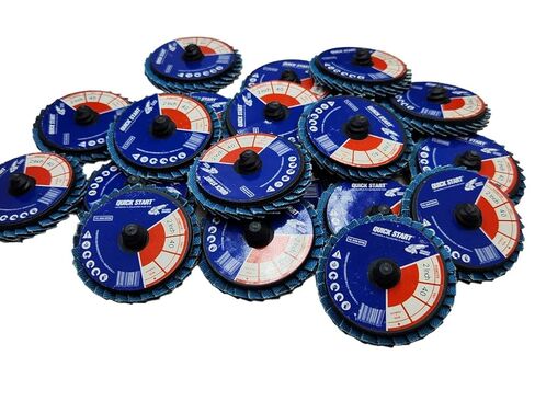 3" Mini Flap Discs Quick Change Sanding Disc- 30 Pack - 38-40 Grit in Kuwait