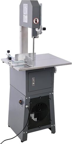 2-in-1 Commercial Butcher Band Saw, 550W Meat Grinder Sausage Stuffer, T-304 Stainless Steel for Meat Markets Home Kitchen, For Butchers Chefs in Saudi Arabia