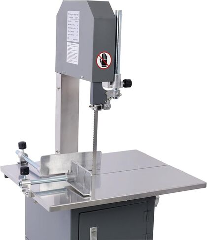 2-in-1 Commercial Butcher Band Saw, 550W Meat Grinder Sausage Stuffer, T-304 Stainless Steel for Meat Markets Home Kitchen, For Butchers Chefs in Saudi Arabia