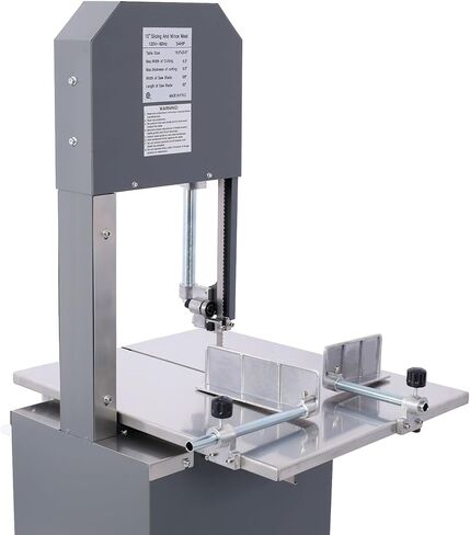 2-in-1 Commercial Butcher Band Saw, 550W Meat Grinder Sausage Stuffer, T-304 Stainless Steel for Meat Markets Home Kitchen, For Butchers Chefs in Saudi Arabia