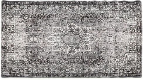 سجادة مسرح Drum N Base ذات الطراز الفارسي العتيق - مقاس 6 × 5.25 قدم باللون الرمادي in Kuwait