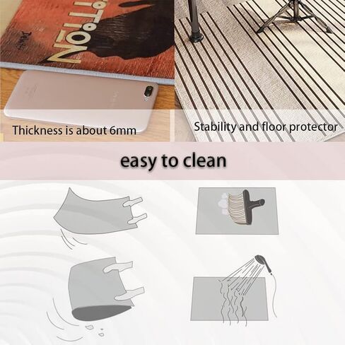 سجادة الطبل، سجادة مجموعة الطبل، ديكور غرفة النوم والمعيشة، وسادات سجاد عازلة للصوت ملحقات الطبل لمجموعة الطبول، سجادة غير قابلة للانزلاق، هدية رائعة للطبول (عمق، 2.6 * 4 قدم) in Kuwait