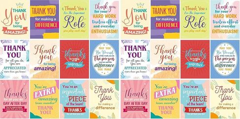 Fancy Land Administrative Professional Day Thank You Cards 24 Pack Business Employee Appreciation Cards with Envelopes Blank Inside in Kuwait